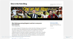 Desktop Screenshot of oneinthehole.wordpress.com