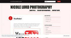 Desktop Screenshot of nicolelordphotography.wordpress.com
