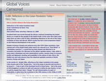 Tablet Screenshot of globalvoicescensored.wordpress.com