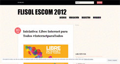 Desktop Screenshot of flisolescom.wordpress.com