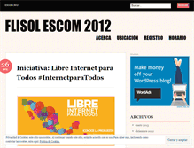 Tablet Screenshot of flisolescom.wordpress.com