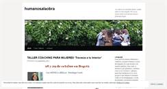 Desktop Screenshot of humanosalaobra.wordpress.com