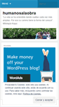 Mobile Screenshot of humanosalaobra.wordpress.com
