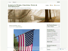 Tablet Screenshot of lorenamcmullen.wordpress.com