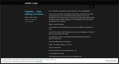 Desktop Screenshot of jordanlucas.wordpress.com
