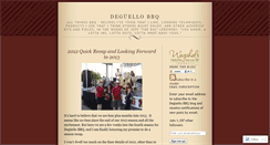 Desktop Screenshot of deguellobbq.wordpress.com