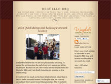 Tablet Screenshot of deguellobbq.wordpress.com