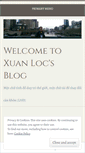 Mobile Screenshot of mrxuanloc.wordpress.com