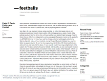 Tablet Screenshot of feetballs.wordpress.com