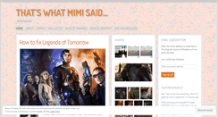 Desktop Screenshot of mimic1019.wordpress.com