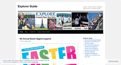 Desktop Screenshot of explorerguide.wordpress.com