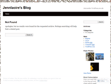 Tablet Screenshot of jennlaoire.wordpress.com
