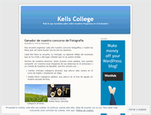 Tablet Screenshot of kellscollege.wordpress.com