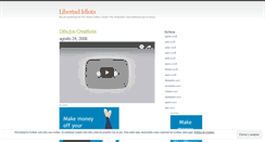 Desktop Screenshot of libertadidiota.wordpress.com
