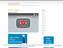 Tablet Screenshot of libertadidiota.wordpress.com