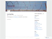 Tablet Screenshot of fencedlot.wordpress.com