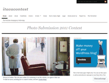 Tablet Screenshot of itacacontest.wordpress.com