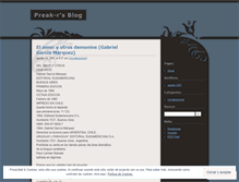 Tablet Screenshot of preakr.wordpress.com