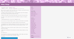Desktop Screenshot of loveshinythings.wordpress.com