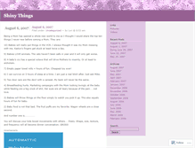 Tablet Screenshot of loveshinythings.wordpress.com