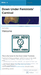 Mobile Screenshot of downunderfeministscarnival.wordpress.com