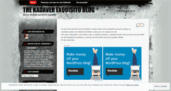 Desktop Screenshot of kadaverexquisito.wordpress.com