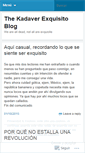 Mobile Screenshot of kadaverexquisito.wordpress.com