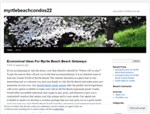 Tablet Screenshot of myrtlebeachcondos22.wordpress.com