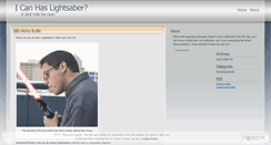 Desktop Screenshot of icanhaslightsaber.wordpress.com