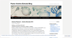 Desktop Screenshot of pastorandresestrada.wordpress.com