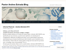 Tablet Screenshot of pastorandresestrada.wordpress.com