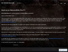 Tablet Screenshot of motoredbikemagazine.wordpress.com