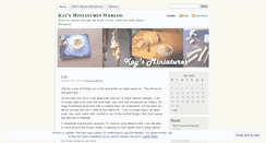 Desktop Screenshot of kaysminiatures.wordpress.com