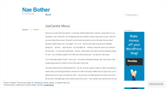 Desktop Screenshot of naebother.wordpress.com