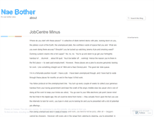 Tablet Screenshot of naebother.wordpress.com