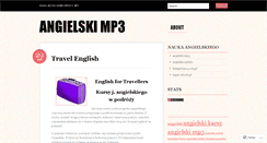 Desktop Screenshot of angielskimp3.wordpress.com