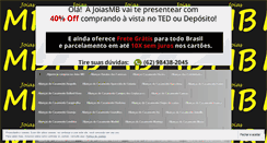 Desktop Screenshot of marciojoias.wordpress.com