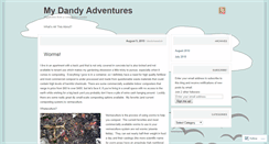 Desktop Screenshot of dandyadventures.wordpress.com