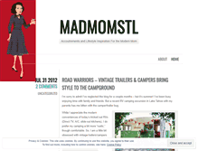 Tablet Screenshot of madmomstl.wordpress.com