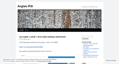 Desktop Screenshot of ifsianglais.wordpress.com
