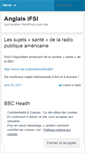 Mobile Screenshot of ifsianglais.wordpress.com