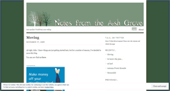 Desktop Screenshot of fromtheashgrove.wordpress.com