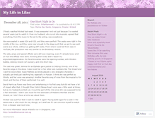 Tablet Screenshot of mylifeinlilac.wordpress.com