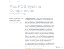 Tablet Screenshot of macpossystem.wordpress.com