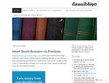 Tablet Screenshot of dannibli90.wordpress.com