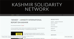 Desktop Screenshot of kashmirsolidarity.wordpress.com