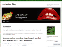 Tablet Screenshot of lyndatjie.wordpress.com