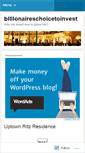 Mobile Screenshot of billionaireschoicetoinvest.wordpress.com