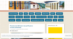 Desktop Screenshot of paracatumemoria.wordpress.com