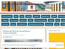 Tablet Screenshot of paracatumemoria.wordpress.com